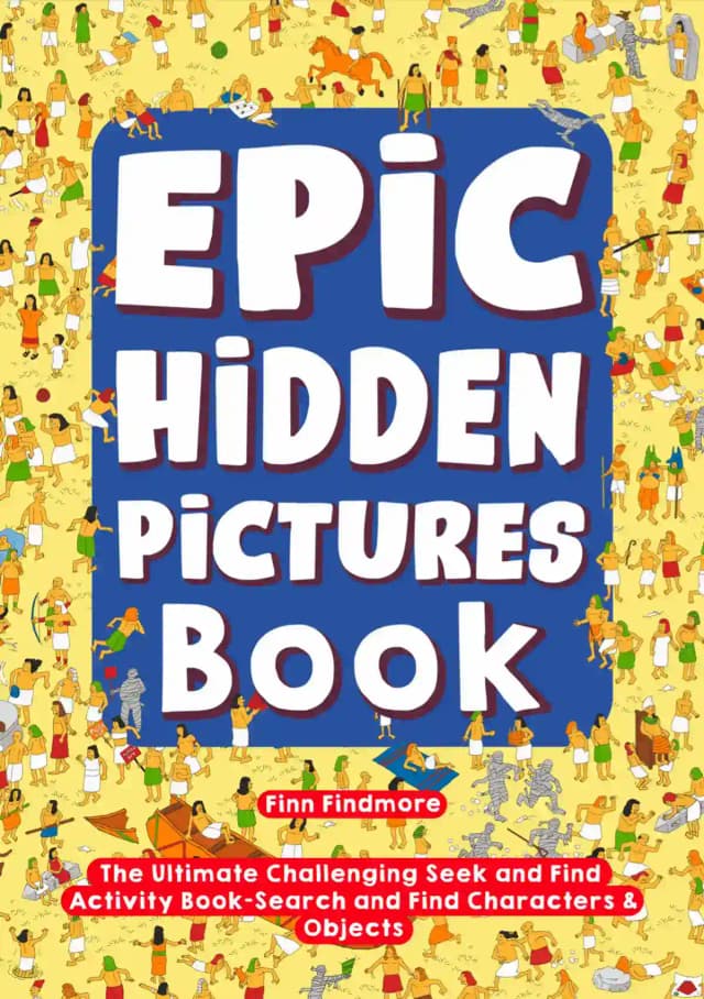 Epic hidden pictures book cover